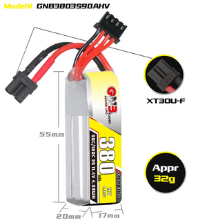 GNB 380mAh 3S lipo